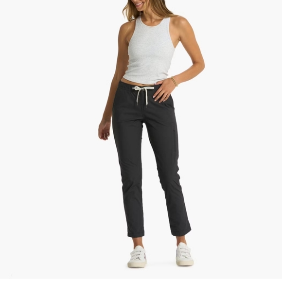 Vuori Women's Ripstop Pant Two Way Organic Stretch Charcoal NWT Athleisure Small - Picture 14 of 16